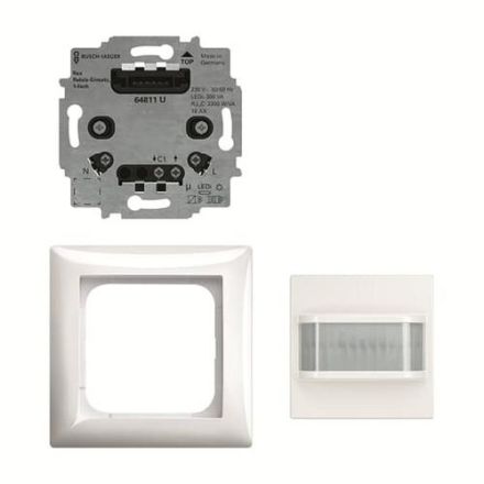 Busch-Jaeger 2CKA006800A2949 64761 UJ-914 BW 180 flex Set BASIC motion detector