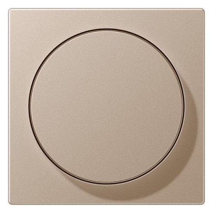 Jung A1740CH cover with rotary knob, series A, champagne