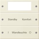 GIRA 221201 TS3 rocker set for label service System 55 | 2-way, Plus | cream white glossy