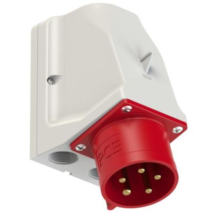 PCE 9525-6 CEE 32A/400V 5-pin IP44 wall plug