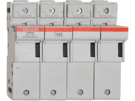 Mersen A331108A CMS223N 125A 3+N-pole without SI monitoring fuse holder