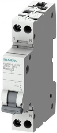 Siemens 5SV6016-7KK32 AFDD-MCB C32 2-pole 230V 1TE fire protection switch
