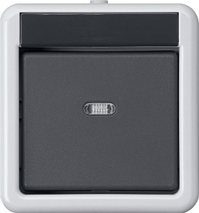 GIRA 515230 KNX push-button bus coupler surface-mounted WG | 1-way, two-point operation