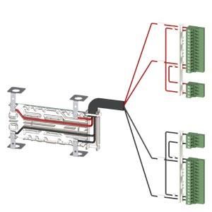 Siemens 3KC9834-1 power supply cable for 3KC8 2-pole for 250A