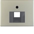 Berker 14080004 Centre piece for UAE socket stainless steel Berker Arsys