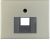Berker 14080004 Centre piece for UAE socket stainless steel Berker Arsys