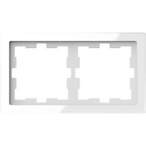 MERTEN MEG4020-6520 glass frame D-Life 2-way crystal white
