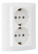 EFAPEL MONOB DOUB SAF EARTH SOCKET (SKO TYPE) IVORY