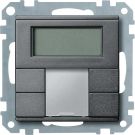 MERTEN MEG6212-0414 KNX push button sensor Plus System M | 2-way, room temperature controller | anthracite