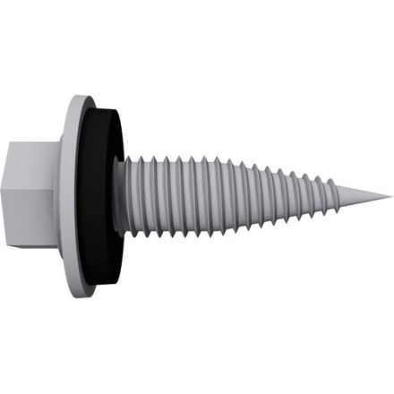 Schletter Solar 943000-360 6.0x25 self-tapping A2 with sealing washer thin sheet screw