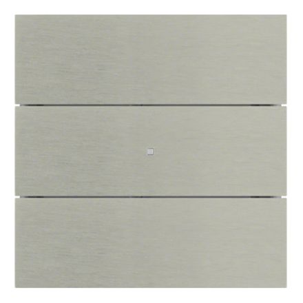 BERKER 75163093 KNX push button sensor B.IQ | 3-way, standard | brushed stainless steel