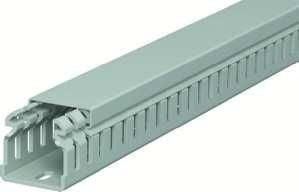 OBO Bettermann LKV 37037 37x37 stone grey wiring duct, 6178307