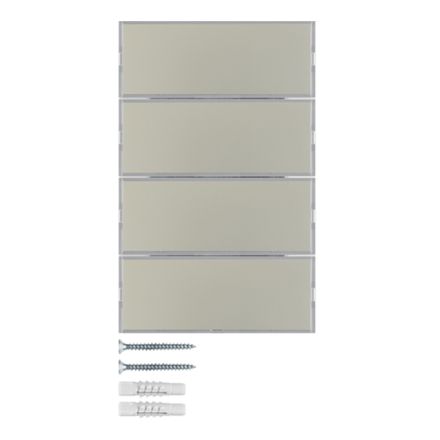 BERKER 80164773 KNX pushbutton sensor K.1/K.5 | 4-fold, comfort | stainless steel