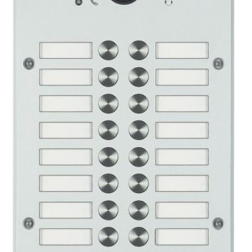 Bticino 308004 Video door station Video-AV Alu 20 call buttons, (Silver)