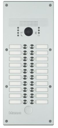 Bticino 308004 Video door station Video-AV Alu 20 call buttons, (Silver)