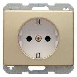 Berker 47340002 socket SCHUKO gold, metal Berker Arsys