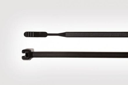 HellermannTyton 109-00033 Q18I-PA66-BK-C1 155x2.6 cable ties
