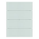 BERKER 75164090 KNX push button sensor B.IQ | 4-way, standard | glass polar white