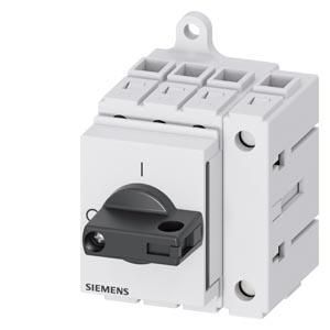 Siemens 3LD3030-0TL11 switch disconnector 3LD3 Iu=16A 3-pole+N 7.5kW black