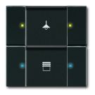 BUSCH-JAEGER 6126/02-885 KNX touch sensor control element | 2-way | matt black