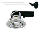 EVN 525014 GU10 50W swivelling chrome matt halogen recessed light