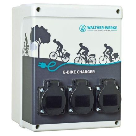 Walther 986970001 with 3 safety sockets E-Bike Charger