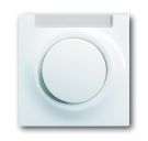 Busch-Jaeger 1781-74 central plate, with operating button and neon lamp alpine white