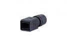 METZ CONNECT empty V4 black connector housing IP67 Industry, 1401045002KE