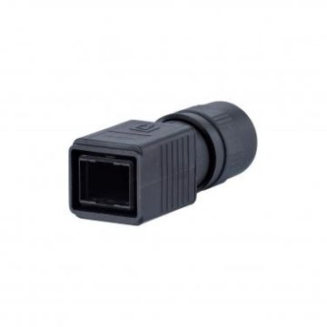 METZ CONNECT empty V4 black connector housing IP67 Industry, 1401045002KE