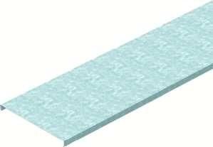 OBO Bettermann DRLU/100 unperforated cover, 6052103