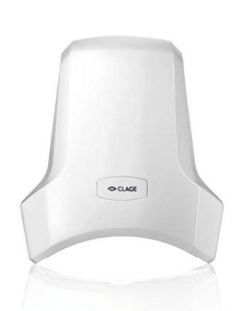 Clage 7000-70300 warm air hand dryer WHT
