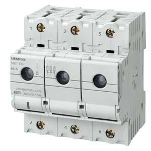 Siemens 5SG7133-8BA25 MINIZED switch disconnector 25A D02 3-pole