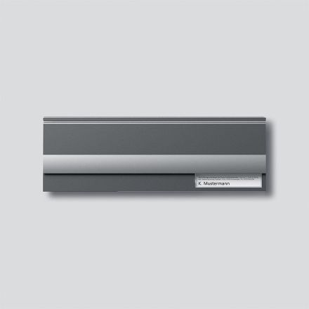 Siedle BE 611-3/1-0 DG letter slot flap in dark grey mica