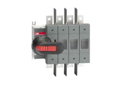 ABB Stotz-Kontakt OS100GJ04N1P, load-break switch for fuse, 4-pole, 100A with handle and shaft, UL/CSA, 1SCA115909R1001