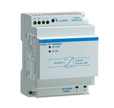 BUSCH-JAEGER 6358-101 power supply 24 V REG | 60 W