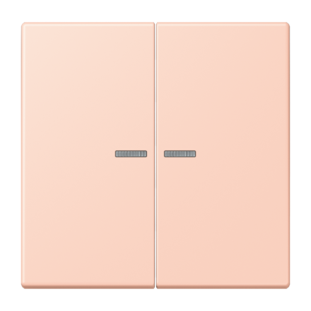 Jung LC995KO5234 rocker switch 2-way with light guide, LS series, locre rouge clair ( LC32112 )