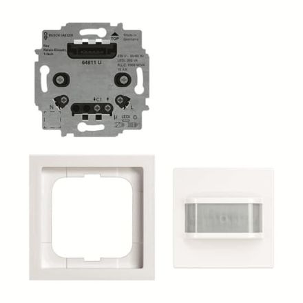 Busch-Jaeger 2CKA006800A2950 64761 UJ-84 BW 180 flex Set BASIC motion detector