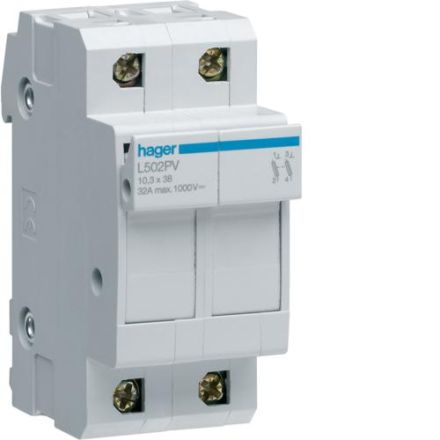 Hager L502PV DC fuse disconnector 2-pole 1000V L38
