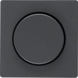Berker 11376086 Centre piece with control knob for rotary dimmer anthracite including Berker Q.1/Q.3