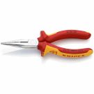 Knipex 0303380 flat-round pliers 160mm serrated with cutting edge, insulated (2506160)