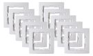 Kopp 402002013 PARIS Profi-Pack 10x 1-way arctic white cover frame