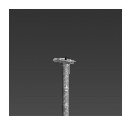 RZB 982048.000 L for mast D: 76mm 1-way mast attachment