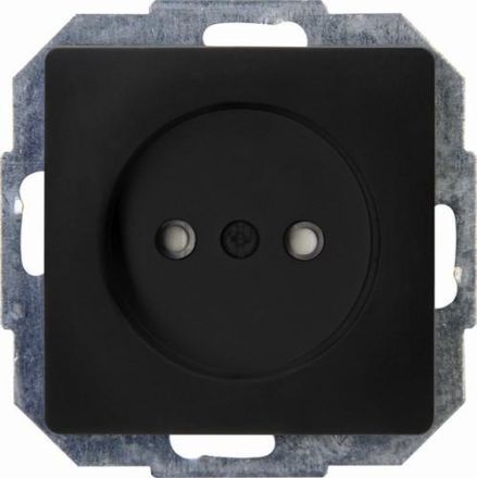 Kopp 921250089 PARIS without protective contact matt black socket