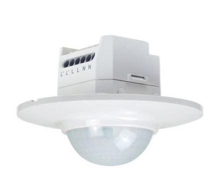 NIKO 25457 Ceiling detector Swiss Garde 360 Presence Master RA, 16 m white