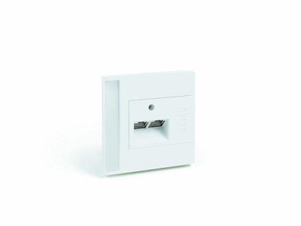 OBO Bettermann 6121075 DB 2 rws SIGNA 2-way 9010 pure white data panel