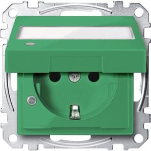 MERTEN MEG2313-0304 SCHUKO socket green System M