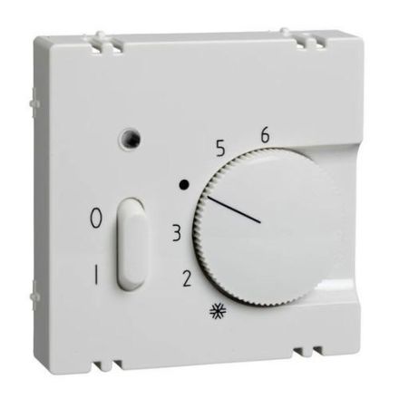 ELSO 367124 Temperature controller ON/OFF switch pure white central plate
