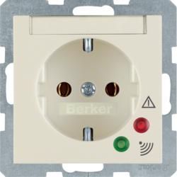 Berker 41088982 SCHUKO socket with surge protection white, glossy Berker S.1