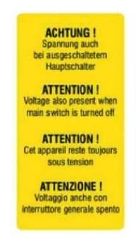 PROTEC.class 05102152 Inspection labels and warning signs PMSSH (10 pcs.) Machine plate Warning