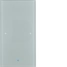 BERKER 75141034 KNX touch sensor glass | 1-fold, comfort | glass aluminum
